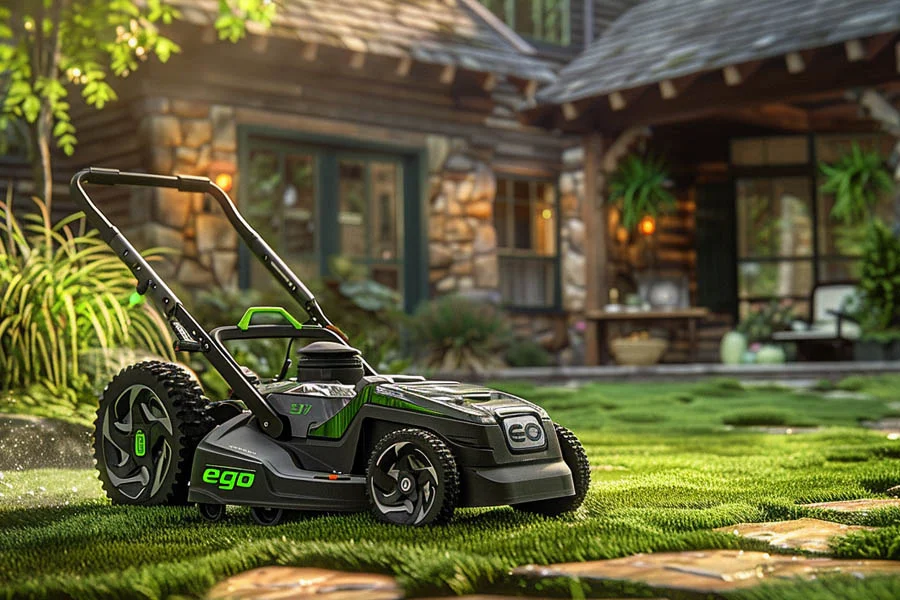 shop electric lawn mowers