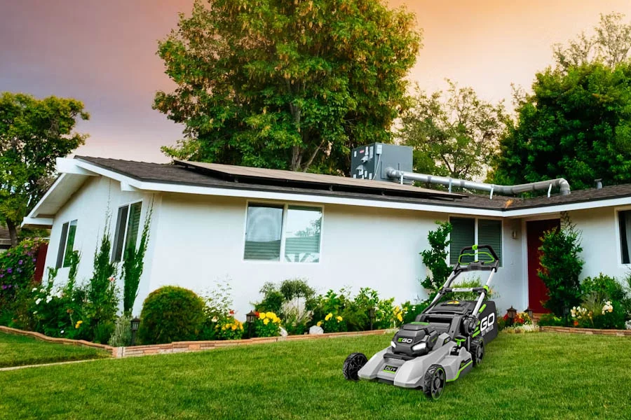 shop electric lawn mowers